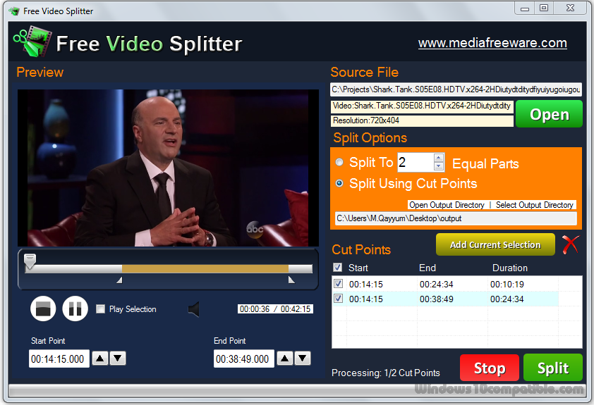 free video splitter download